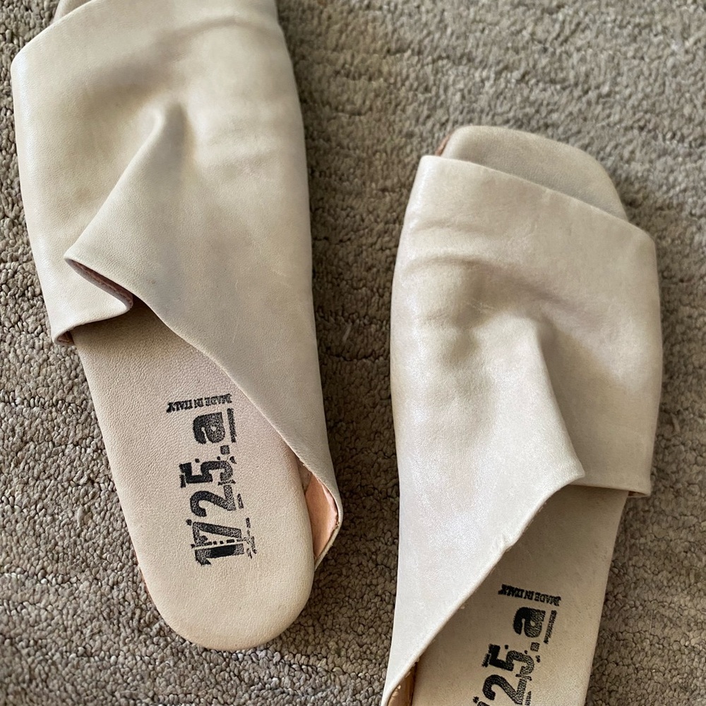 Italian slide sandals